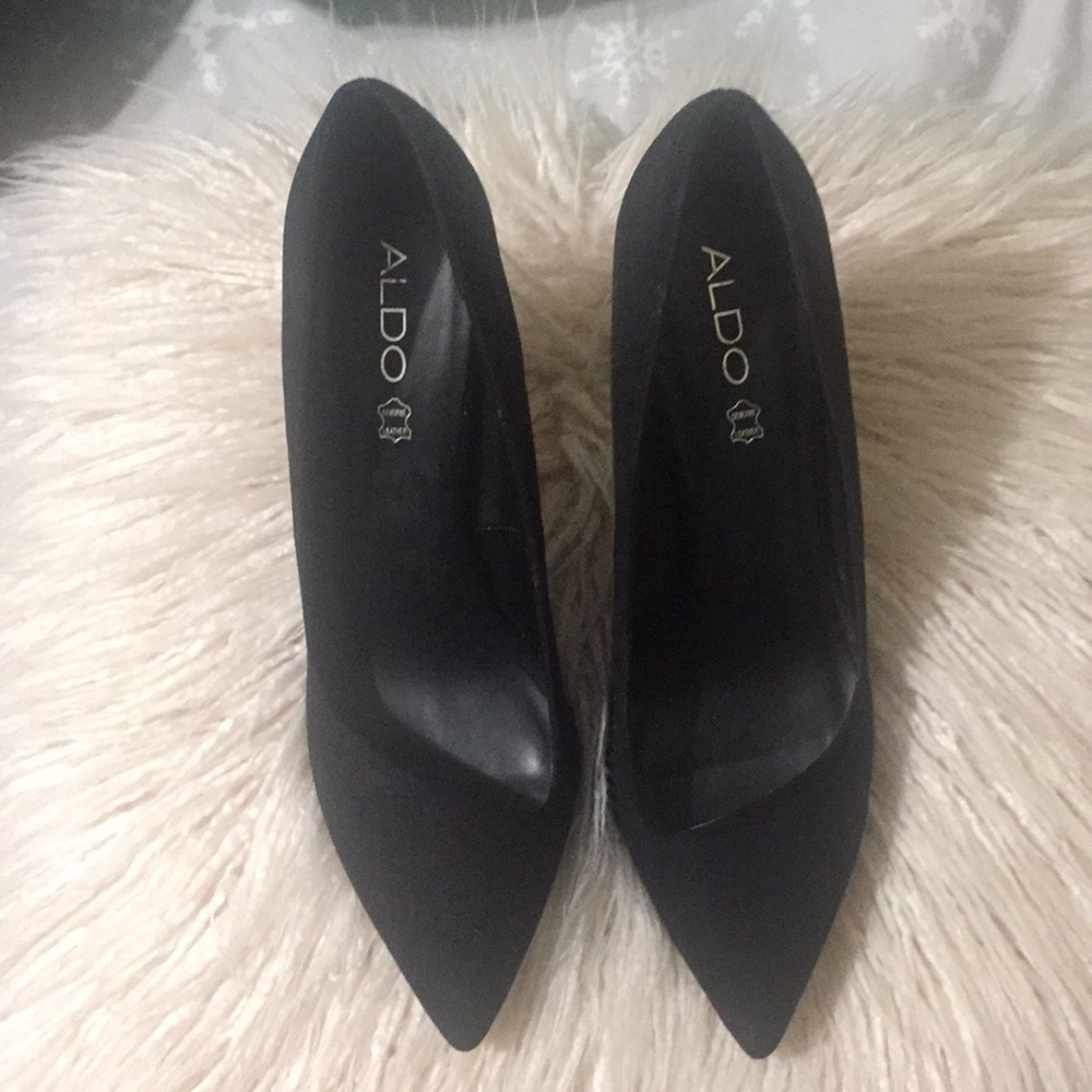 ALDO Black Suede ‘Nydaudia’ Heels 👠